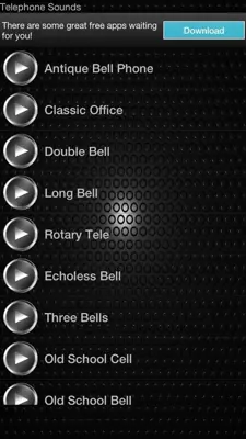 Telephone Sounds android App screenshot 1